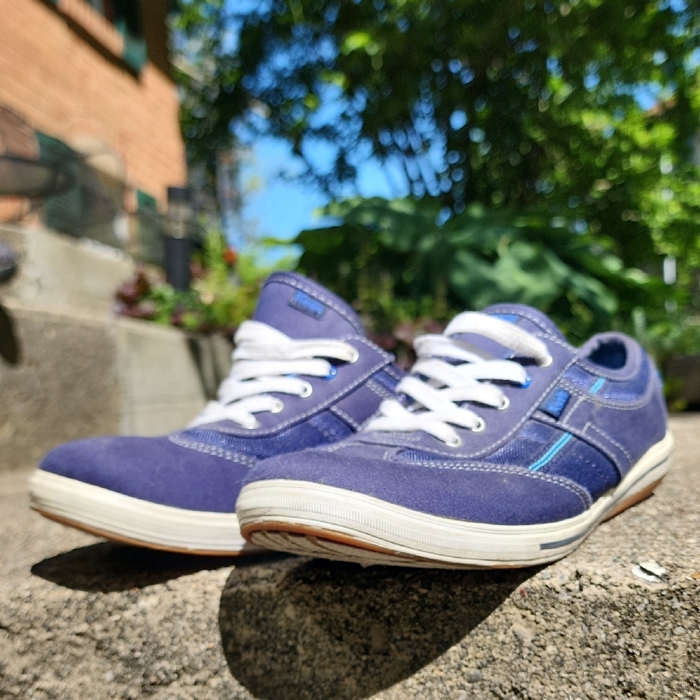 Keds Blue and White Flats for Everyday Comfort